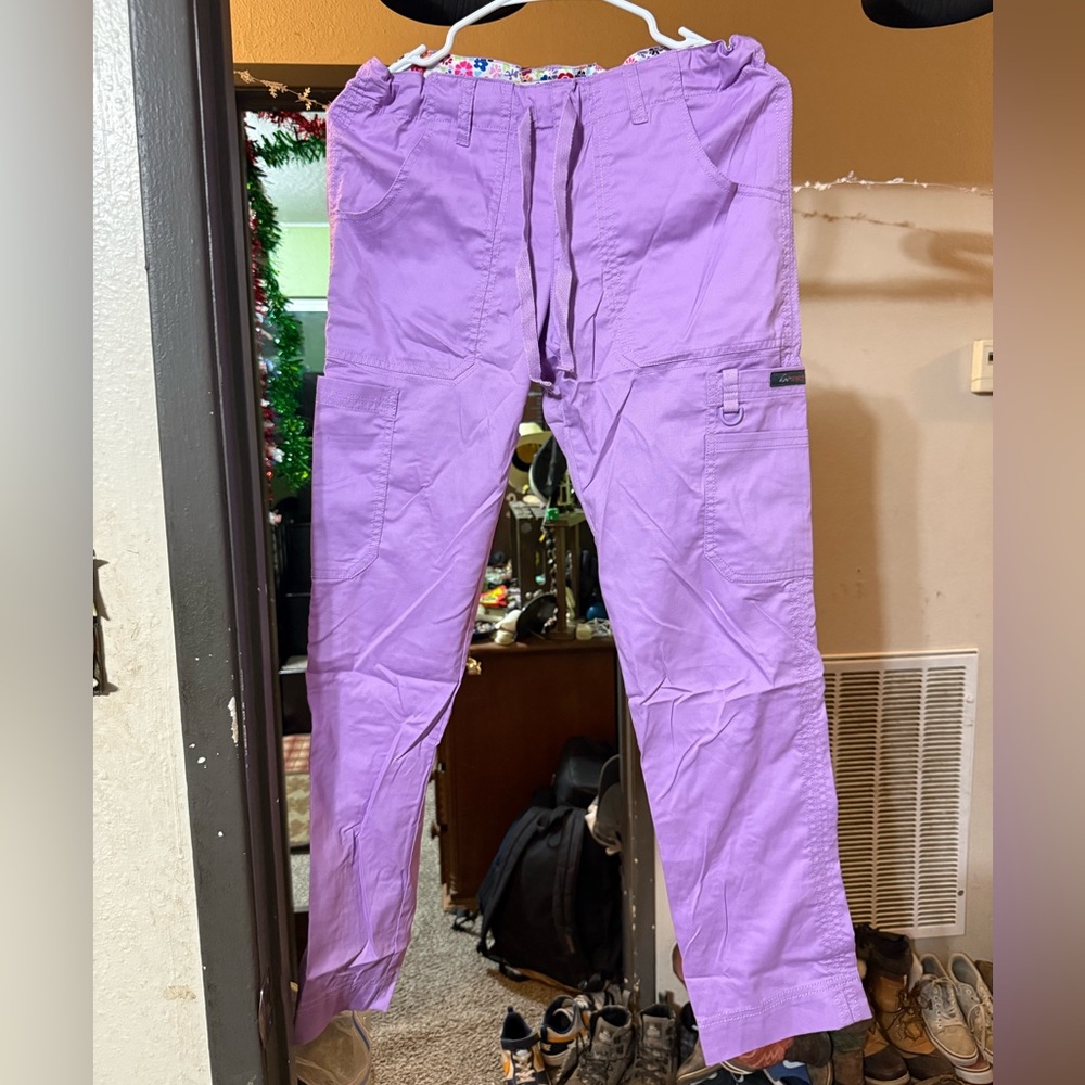 Koi Lavender scrub pants